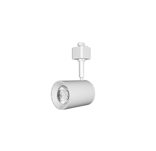 ATOM Track. Fixture ATM/TF/J/WH, J - Juno, White. Module ATM/L6/927/FL/DIM120, 7W, 2700K, 35°.