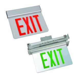 Edge-Lit Exit Sign