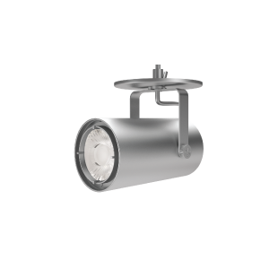 ORBIT Track Fixture - Medium, 15/20W, 2700K, 35°, Silver finish - (ORB/BODY/M/SV + ORB/LED/M1520/927 + ORB/OPTIC/M/FL + ORB/DRIVER/M/DIM120V + ORB/ADPT/M/CM/SV)