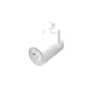 ORBIT Track Fixture - Large, 30/40W, 2700K, 35°, White finish - (ORB/BODY/L/WH + ORB/LED/L3040/927 + ORB/OPTIC/L/FL + ORB/DRIVER/L/DIM120V + ORB/ADPT/L/H/WH)