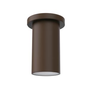 UNIFY Cylinder Series 4" Direct, 14L/18L/21L, Universal Voltage 120-277V, Selectable CCT (3000, 3500, 4000K), Wide Flood 60° Direct Distribution, Surface Mounted, Bronze Finish