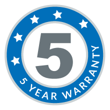 Warranty - 5 Years